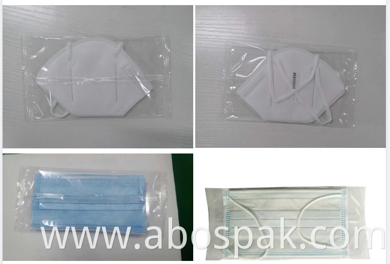 High Speed Disposable Medical Surgical Face Mask Pillow Packing Machine 3ply Mask Packing Machine Automatic